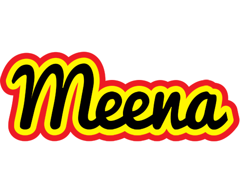 Meena flaming logo
