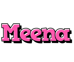 Meena girlish logo