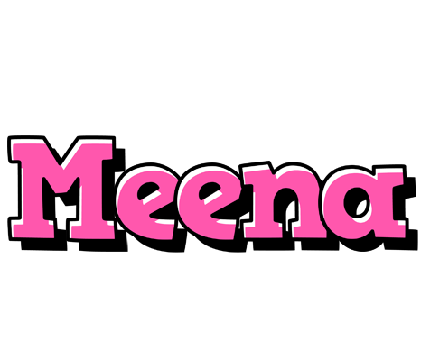 Meena girlish logo