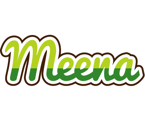 Meena golfing logo