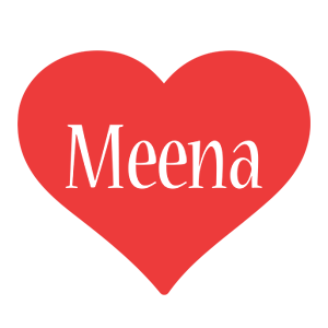 Meena love logo