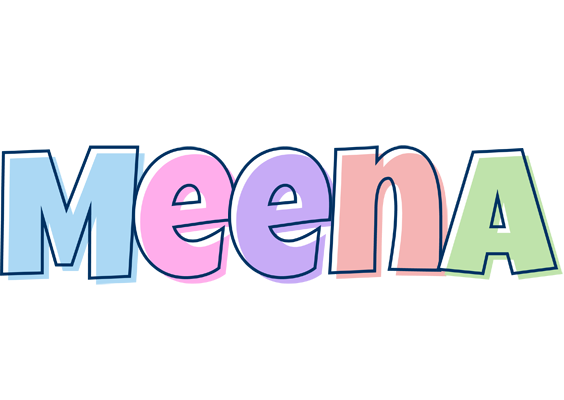 Meena pastel logo