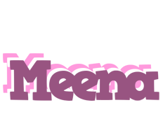 Meena relaxing logo