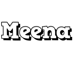 Meena snowing logo
