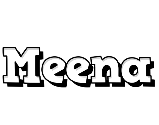 Meena snowing logo