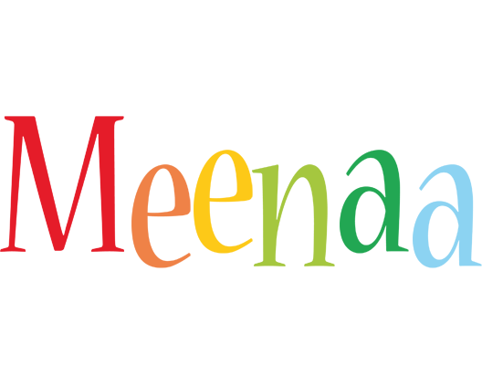 Meenaa birthday logo