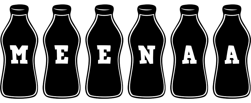 Meenaa bottle logo