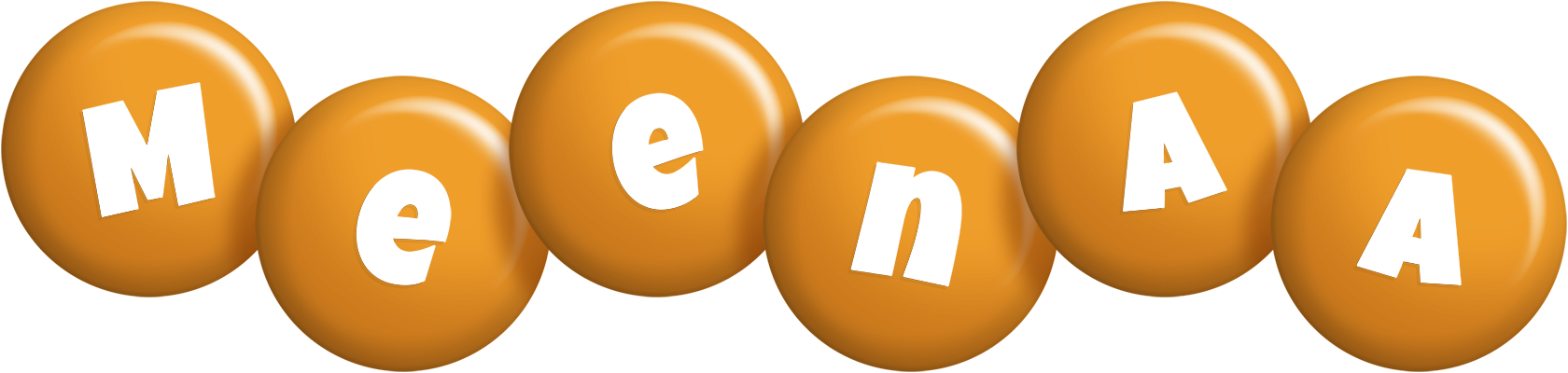 Meenaa candy-orange logo