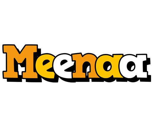 Meenaa cartoon logo