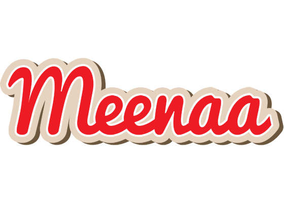 Meenaa chocolate logo