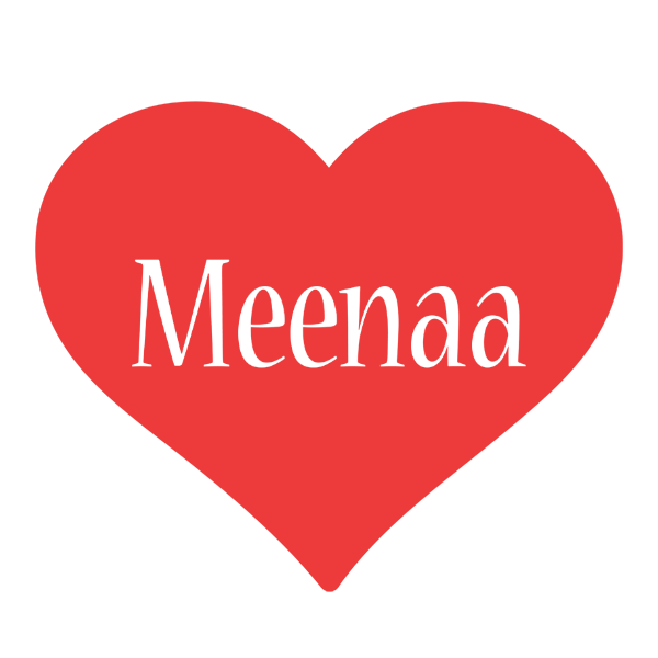 Meenaa love logo