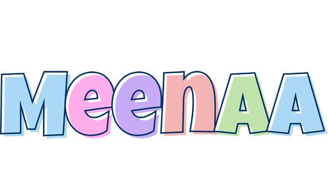 Meenaa pastel logo