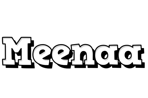 Meenaa snowing logo