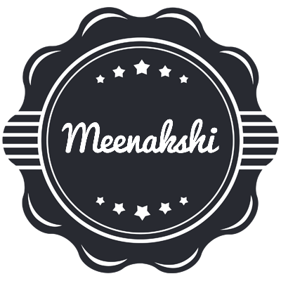 Meenakshi badge logo