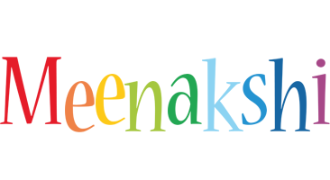 Meenakshi birthday logo