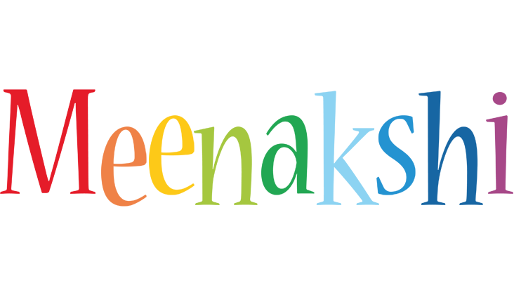 Meenakshi birthday logo