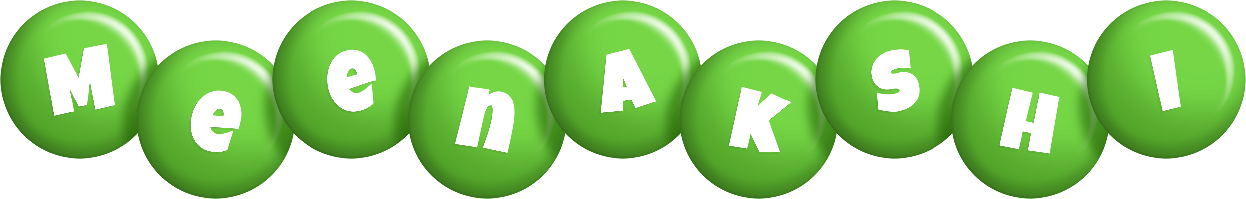 Meenakshi candy-green logo