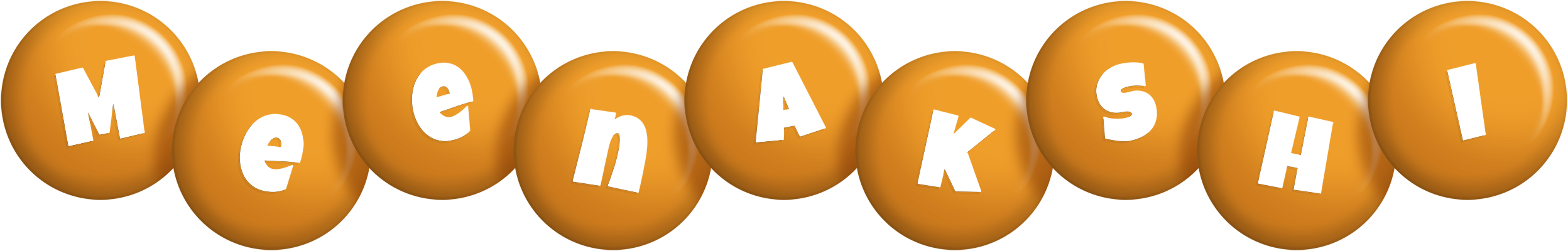Meenakshi candy-orange logo