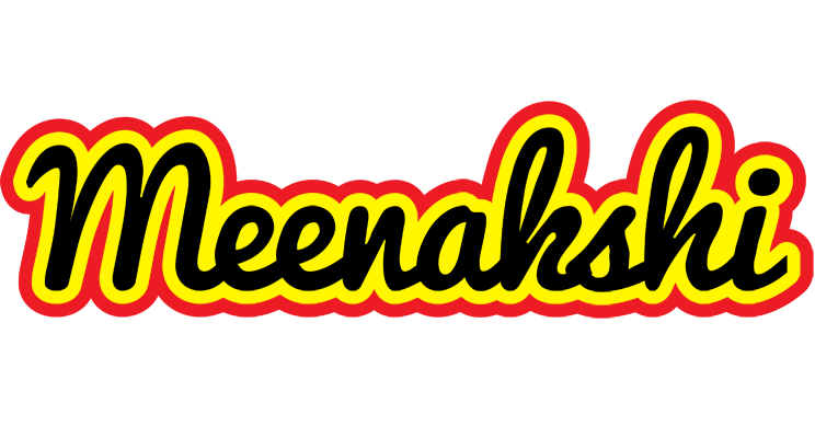 Meenakshi flaming logo