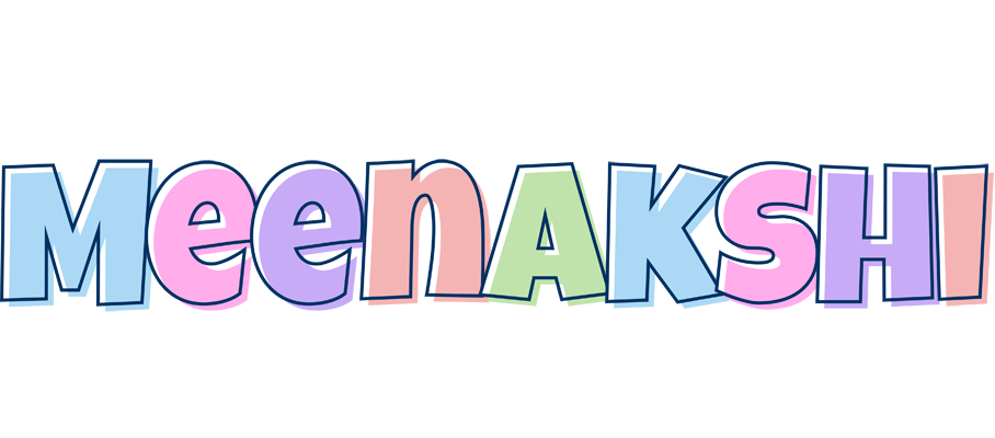 Meenakshi pastel logo