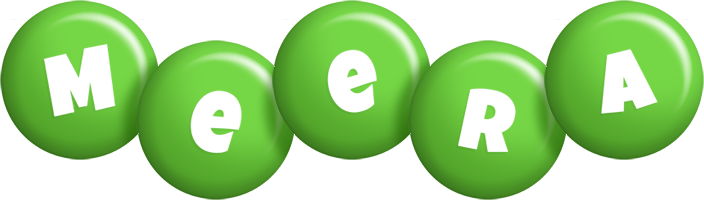 Meera candy-green logo