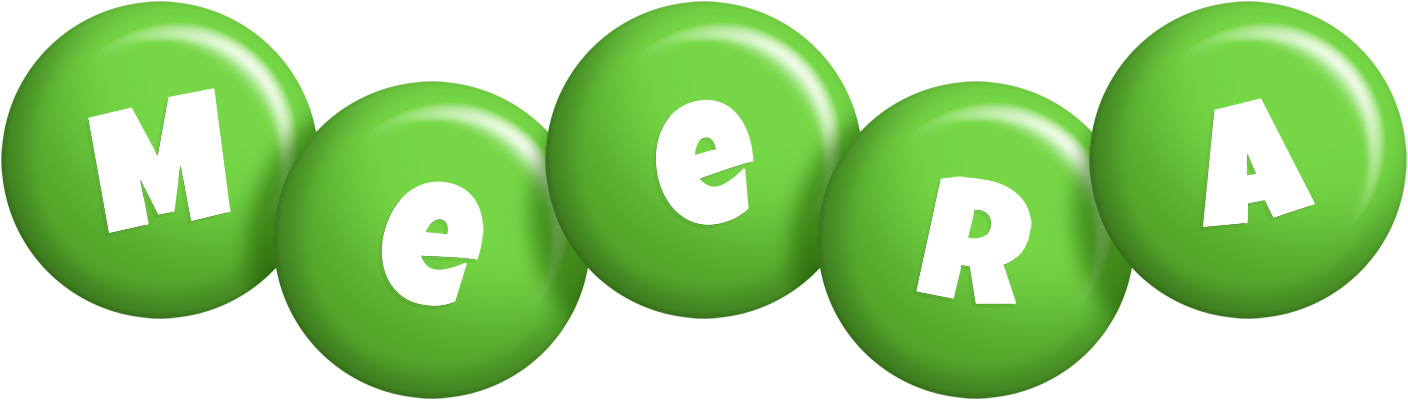 Meera candy-green logo