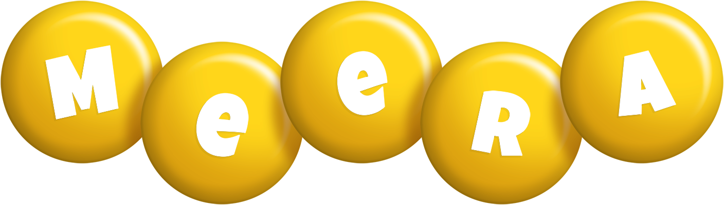 Meera candy-yellow logo