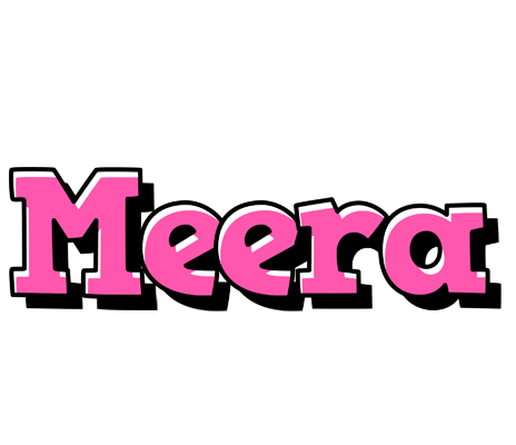Meera girlish logo