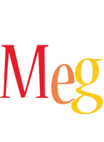 Meg birthday logo