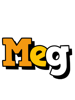 Meg cartoon logo