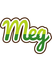 Meg golfing logo