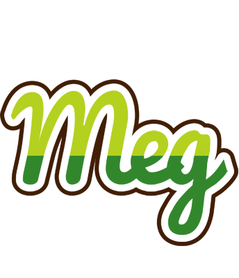 Meg golfing logo