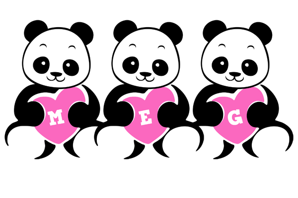 Meg love-panda logo