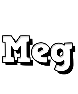 Meg snowing logo