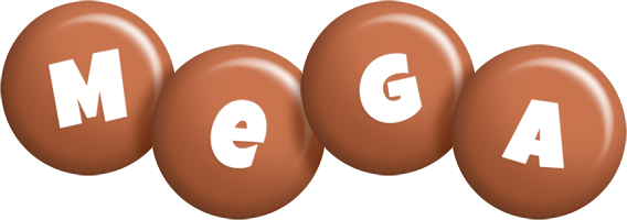Mega candy-brown logo