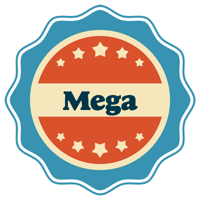 Mega labels logo