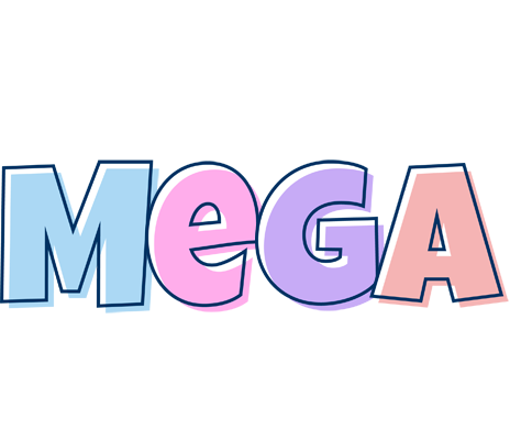 Mega pastel logo