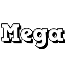 Mega snowing logo