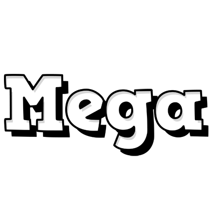 Mega snowing logo