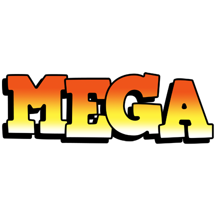 Mega sunset logo