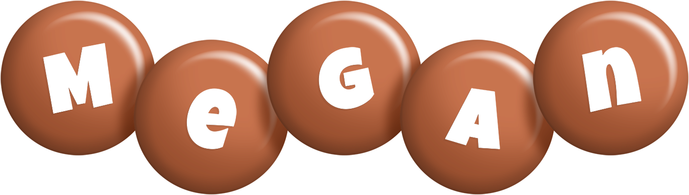 Megan candy-brown logo