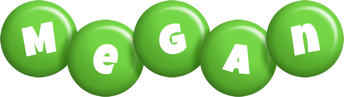 Megan candy-green logo