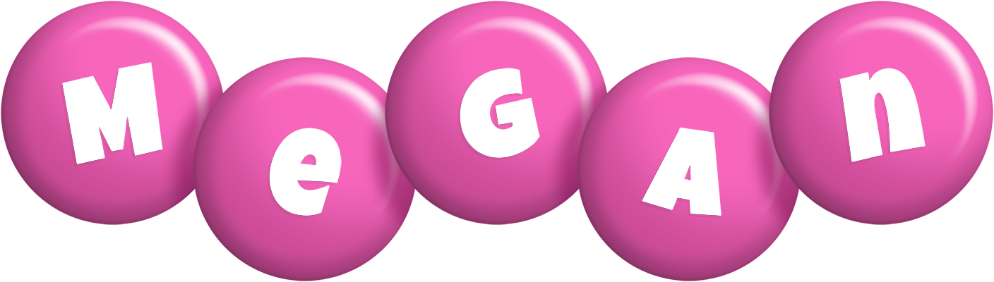 Megan candy-pink logo