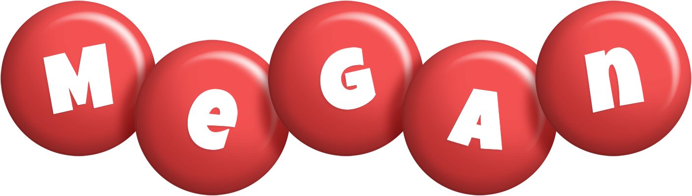 Megan candy-red logo