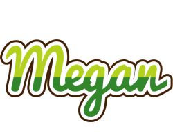 Megan golfing logo