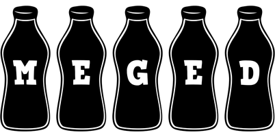 Meged bottle logo