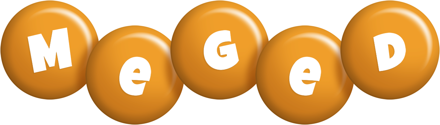 Meged candy-orange logo