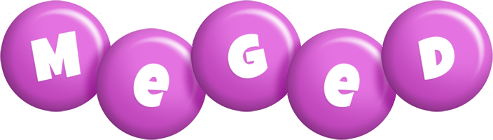 Meged candy-purple logo