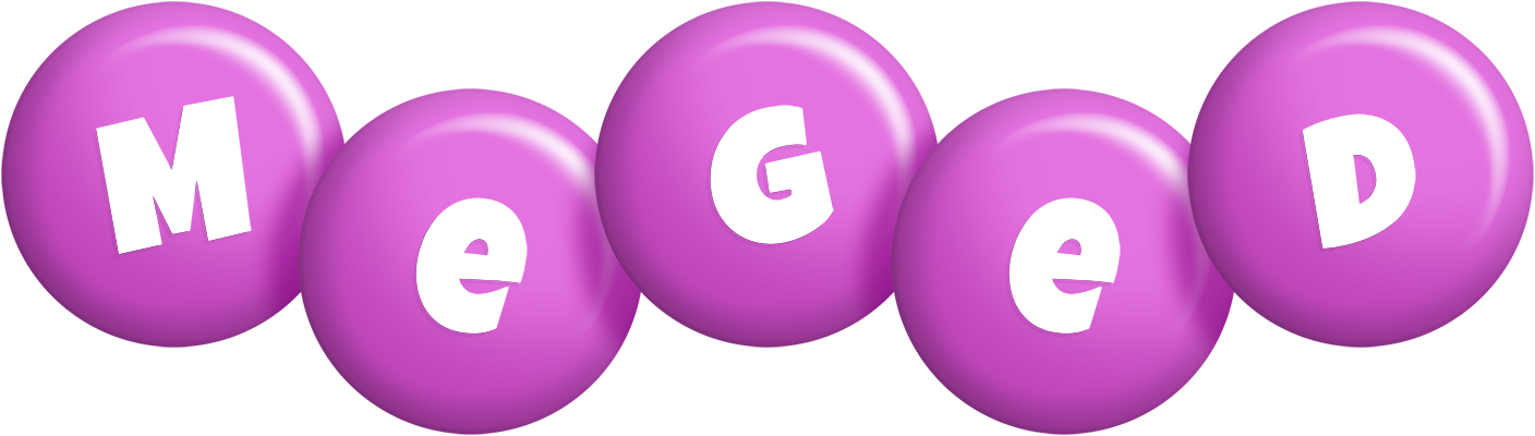 Meged candy-purple logo