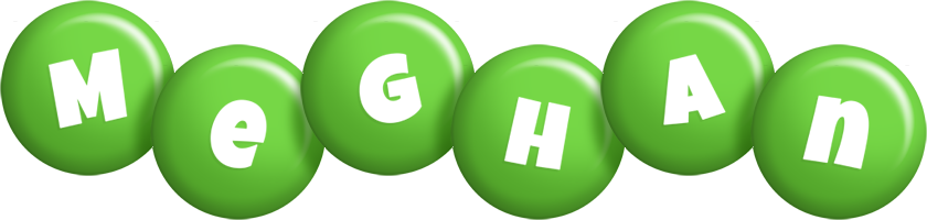 Meghan candy-green logo